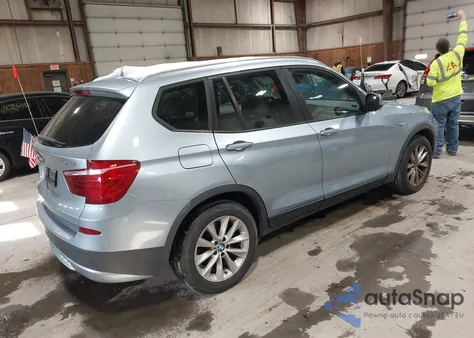 2013 BMW X3 xDrive28I из США, поврежденный, VIN 5UXWX9C54D0D08152